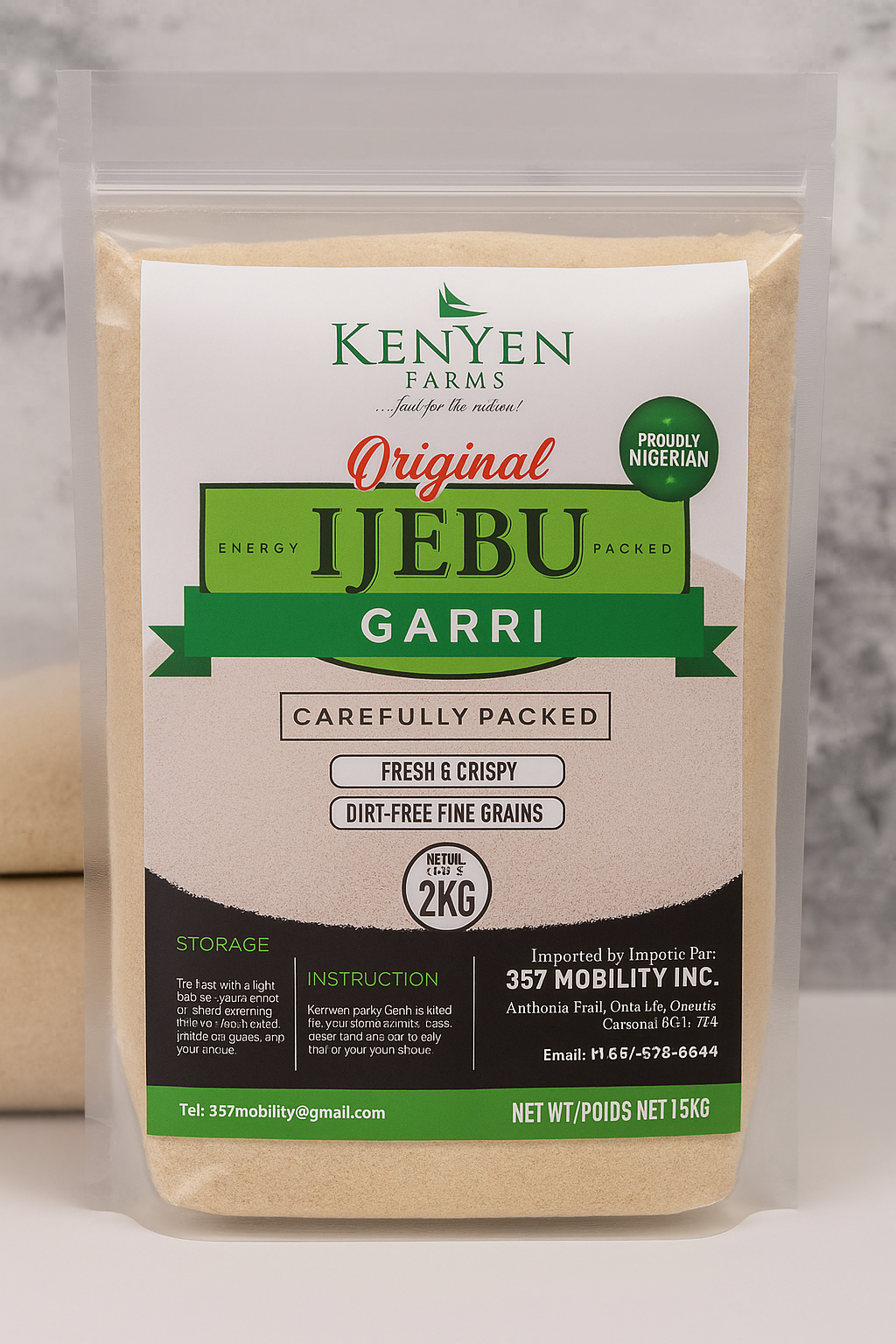 Ijebu Garri (Extra Fine Cassava Flakes)