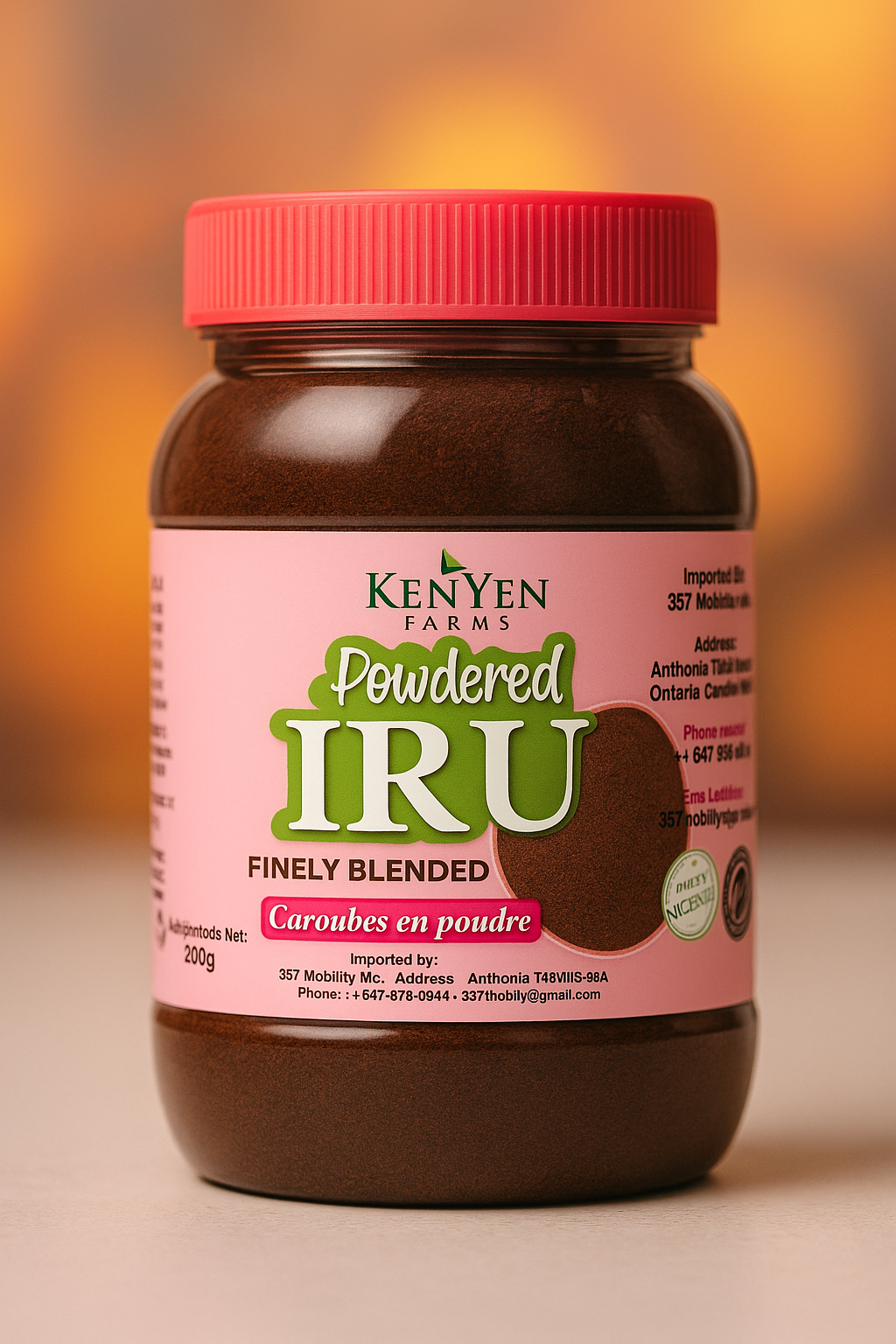 Powdered Iru (Blended Locust Beans)