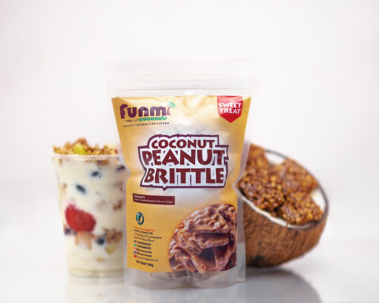 Coconut Peanut Brittle